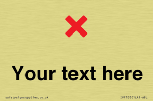 Custom plain background, red cross sign